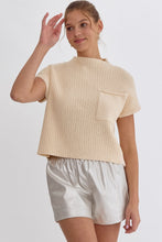 Load image into Gallery viewer, Cream Mock Neck Sweater
