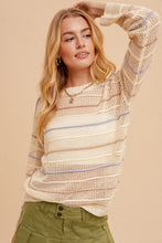 Load image into Gallery viewer, Natural Crochet Anna Sweater
