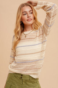 Natural Crochet Anna Sweater