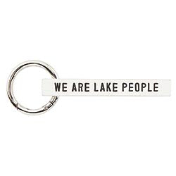 Wood Keychain - Lake People