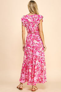 Pink Multi Print Caroline Dress