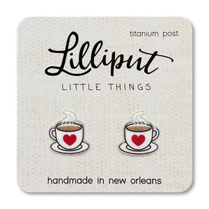 Lilliput Coffee Cup Earrings