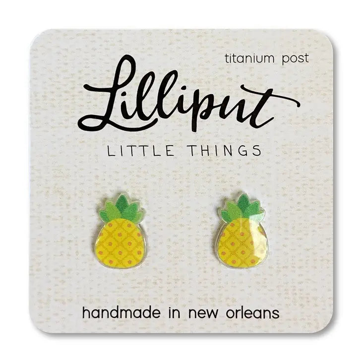 Lilliput Pineapple Earrings