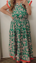 Load image into Gallery viewer, THML Green Lexi Midi Dress
