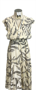 THML Flutter Sleeve Shelby Midi Dress