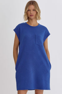 The Brooklin Mini Dress - Blue