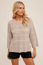 Load image into Gallery viewer, Taupe Knit Hannah Sweater
