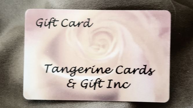 tangerine gift card - On Line
