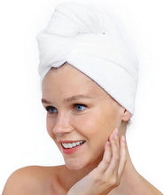 Load image into Gallery viewer, Microfiber Hair Towel - White
